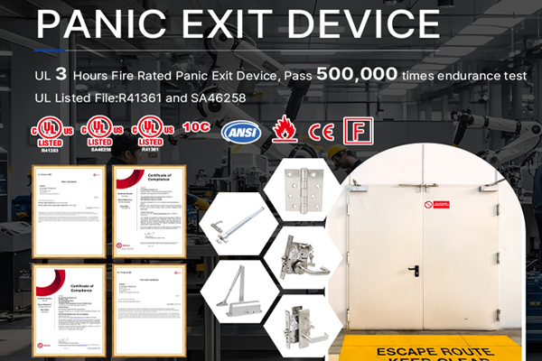 UL Listed Fire Door Closers Exit Devices And American Style Locks Ensuring Safety And Compliance