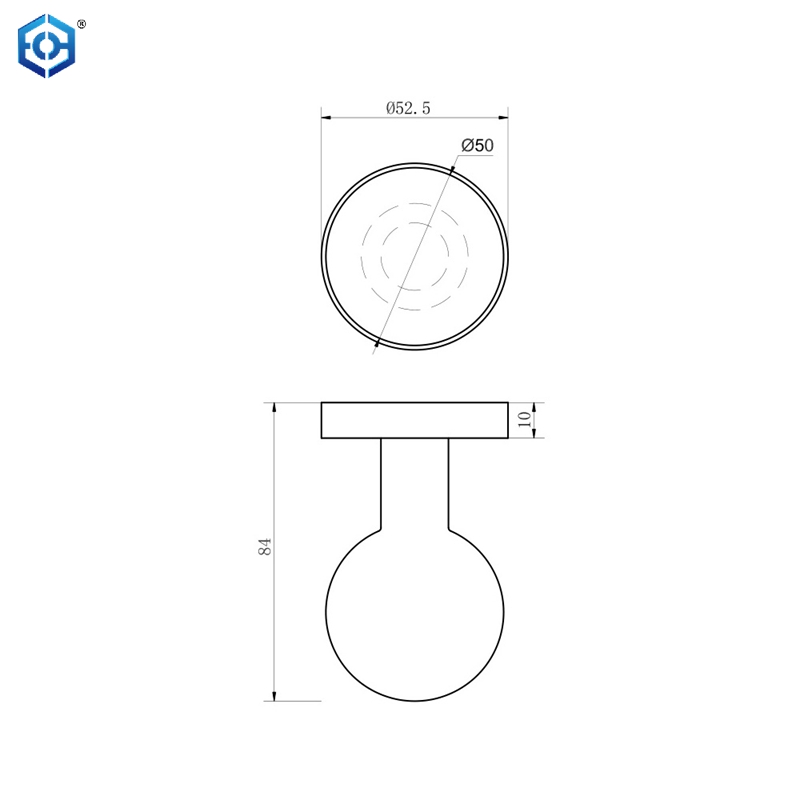 Stainless steel door knobs suitable for interior door