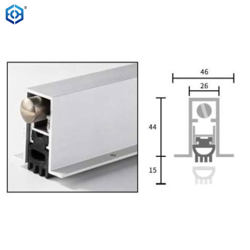 Fire Rated Door Drop Down Seal Concealed Automatic Door Bottom Seal