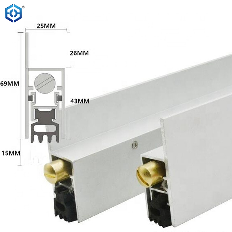 Acoustic Surface Mounted Drop Down Door Seal