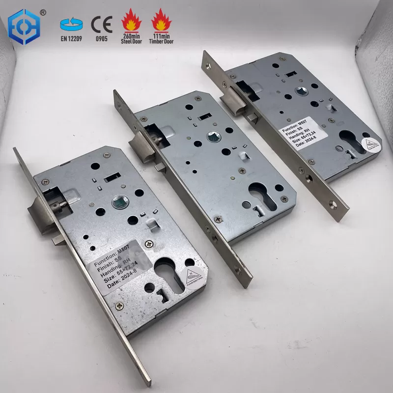 EN12209 Night Latch Mortise Door Lock with Cylinder for Latched Doors