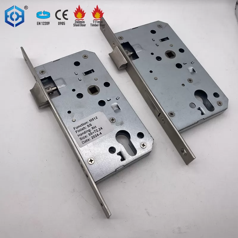 EN12209 CE Fire Rated Emergency Exit Mortise Lock with Deadbolt for Escape Doors