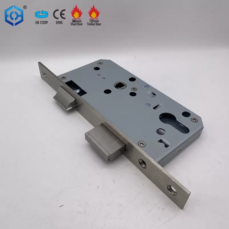 CE EN12209 Stainless Steel Fire Door Mortise Door Lock Lock Body