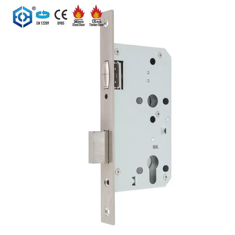 CE Certified Roller Bolt Mortise Door Lock Suitable for Wooden And Steel Fire Doors