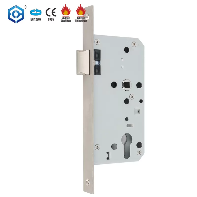 EN12209 EN1634 Fireproof Stainless Steel CE Passage Mortise Door Lock
