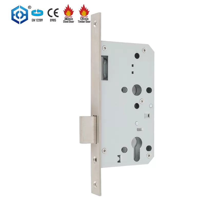 Fire Rated Stainless Steel EN12209 Mortise Door Lock CE Mortise Deadlock