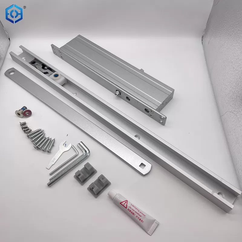 Ultrathin Aluminum Anti-Fire Hydraulic 23MM Slim Concealed Door Closer Bearing 25-45kg