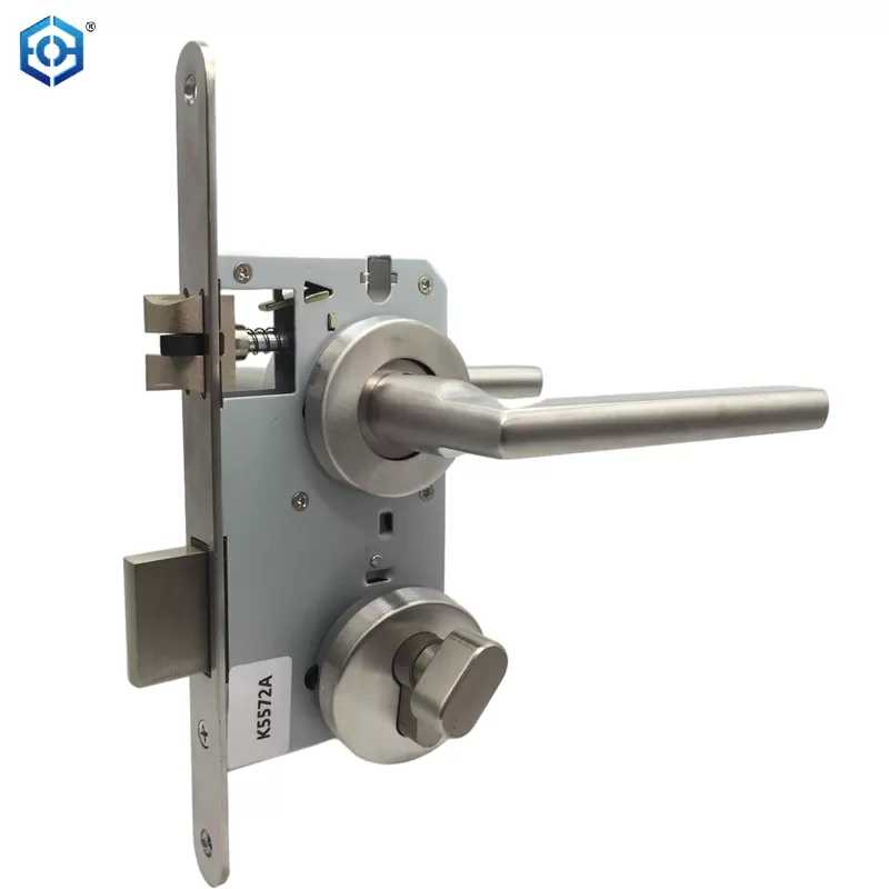 Modern Home Security Door Lock Set Online Wooden Lock Body and Stainless Steel Cylinders Door & Window Handles