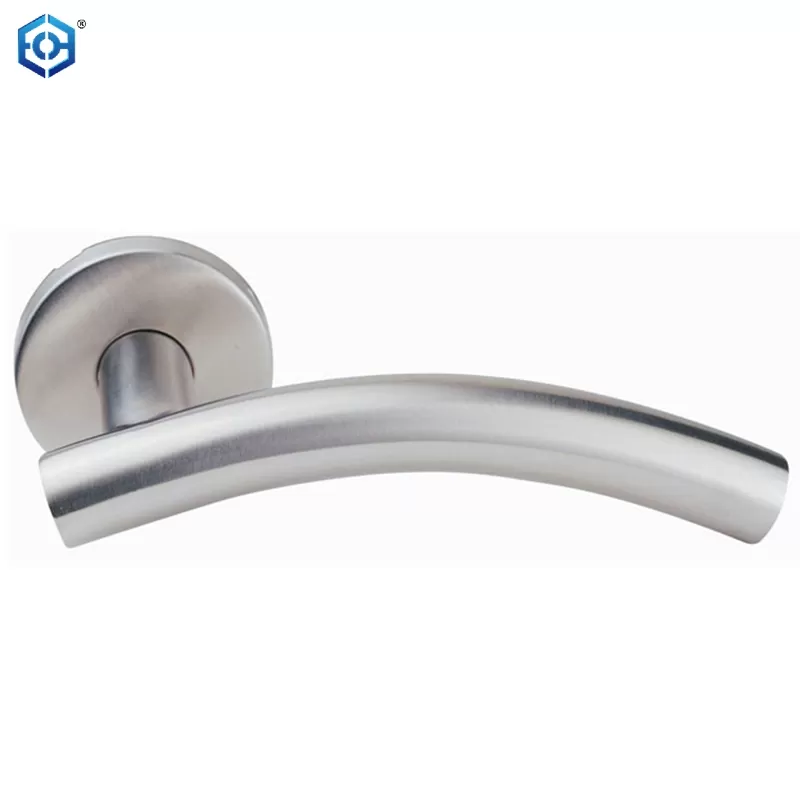 Satin Nickel Straight T Bar Door Handles – Internal Latch Bathroom & Lock Sets