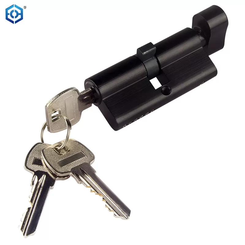 Black door Cylinders brass cylinder lock
