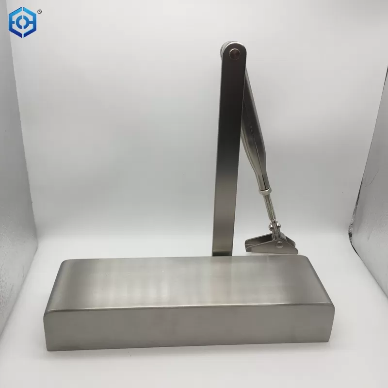 screen door hydraulic arm